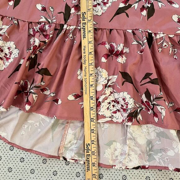 Flirty Flowy Pink Floral Dress Like NEW 3XL - Picture 9 of 14